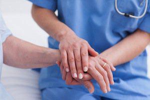 Nurse Holding Hand