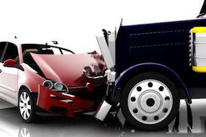 Truck and Car Accident